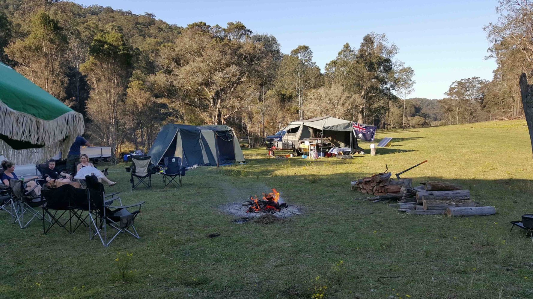 Bush Campsite, Hunter Valley NSW
