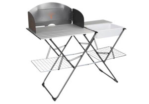 Royal Aluminium Kitchen Stand with Windshield 359976 